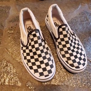 Vans Checkerboard Slip Ons